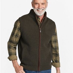 LL Bean Sweater Vest XXL 100% Merino Wool
